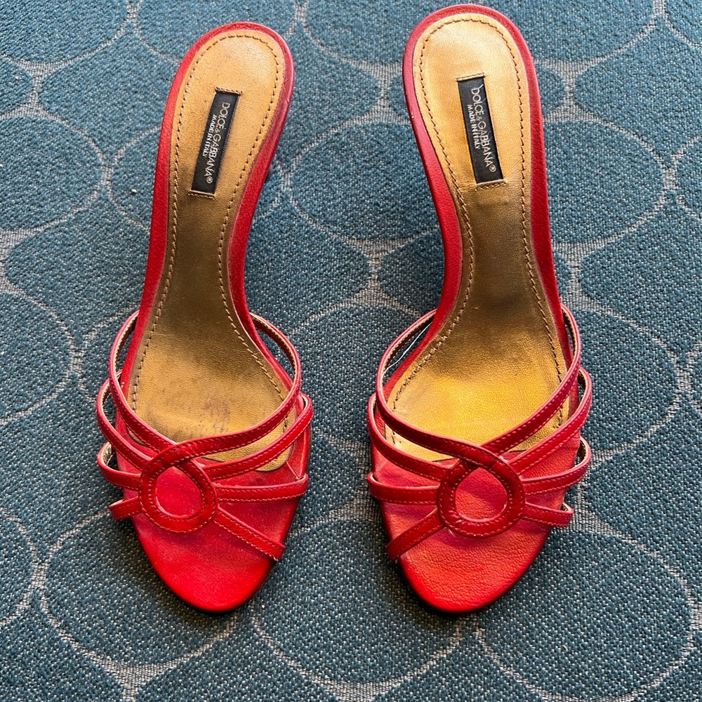 Dolce Gabbana sandals, size 36.5 (US size 6)